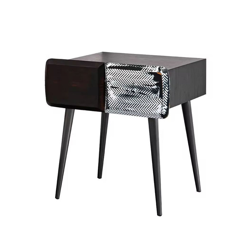 Samirt Design Craft Wood Bedside Table