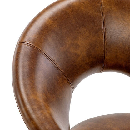 Coomer Faux Leather Accent Chair